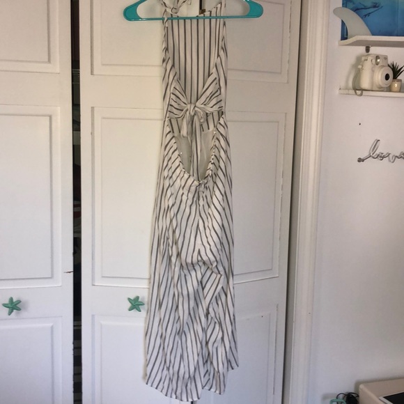 Black and White striped jumpsuit - Picture 4 of 8